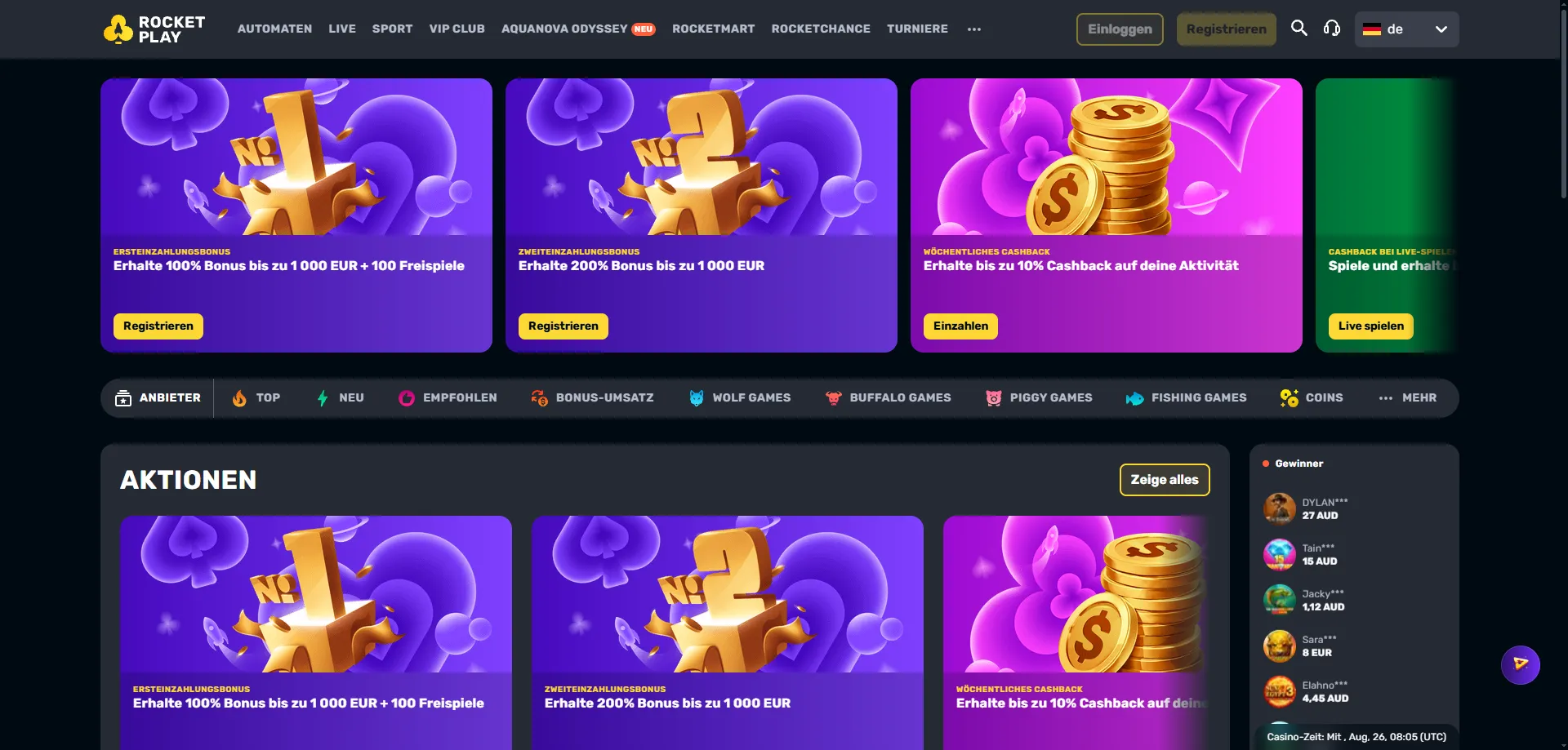 Rocketplay Casino Australia overview — games, bonuses, and fast payouts