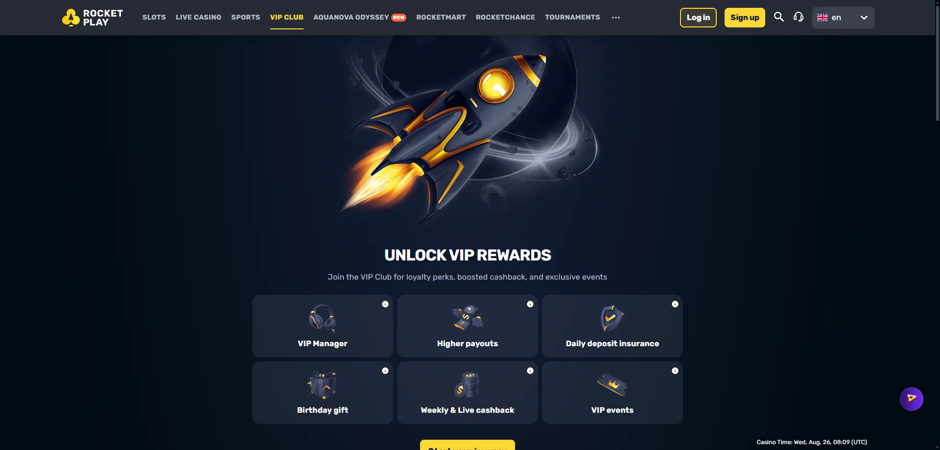 Rocketplay Casino sports betting — football, rugby, cricket and AFL Australia